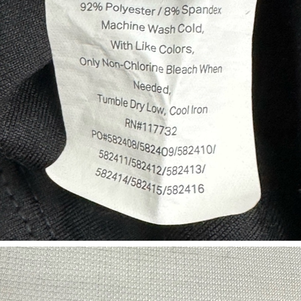 NEW-TRANQUILITY by Colorado Clothing Solid Black Athletic Stretchy Skort Size MD - Picture 10 of 12